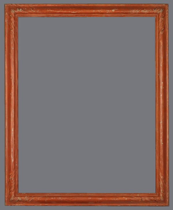 A picture frame with a gray background.