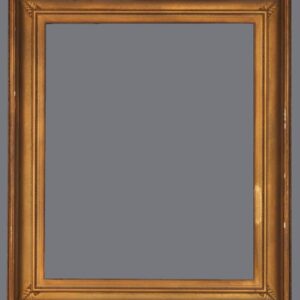 A picture frame is shown with the bottom of it.