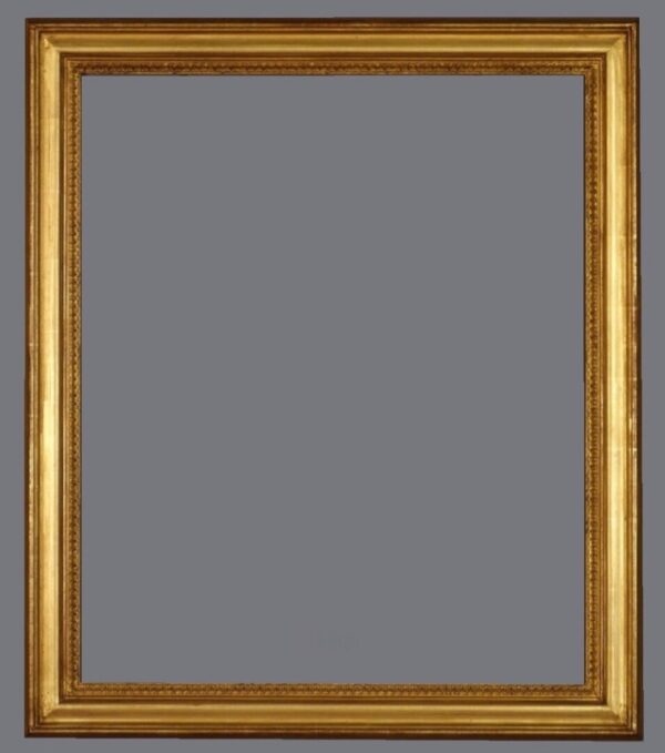 A picture frame is shown with no background.