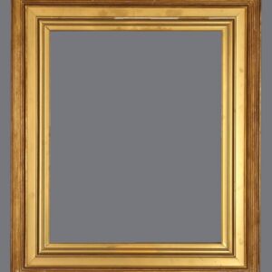 A picture frame with a gray background.