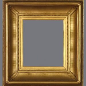 A picture frame with a gray background