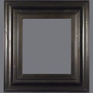 A picture frame with a gray background.