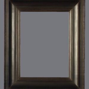 A picture frame with a gray background.