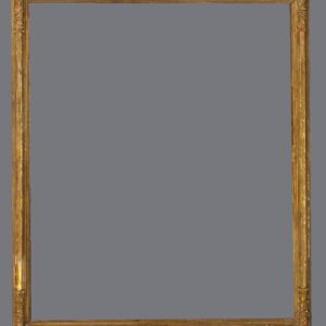 A picture frame with a gray background