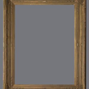 A picture frame with a gray background.