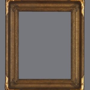 A picture frame with a gray background.