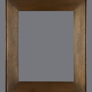 A picture frame with a gray background.