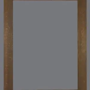 A picture frame with a gray background.