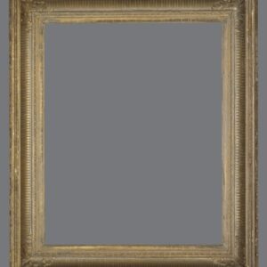 A picture frame is shown with no image on it.