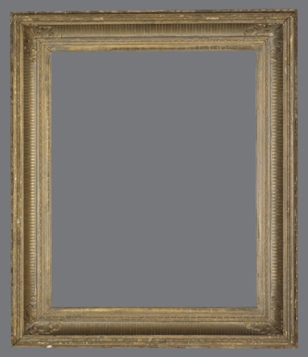 A picture frame is shown with no image on it.