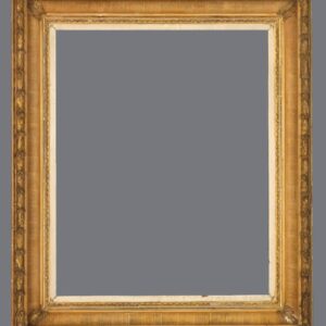 A picture frame with a gray background