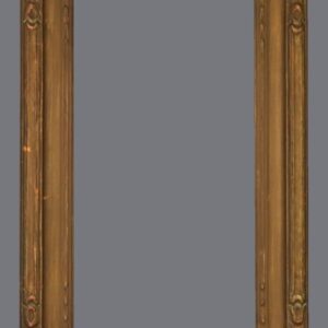 A picture frame with two identical frames on the side.