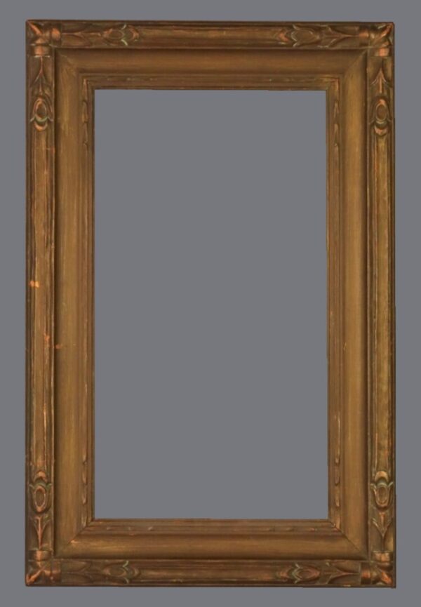 A picture frame with two identical frames on the side.