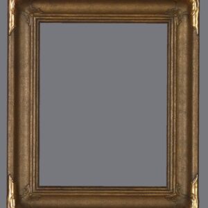 A picture frame with a gray background.