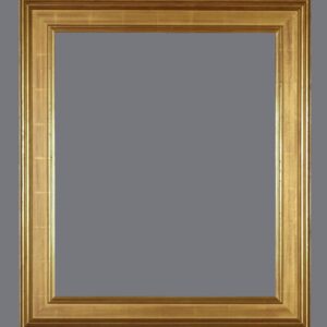 A picture frame is shown with no background.