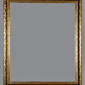 A picture frame with a gray background.